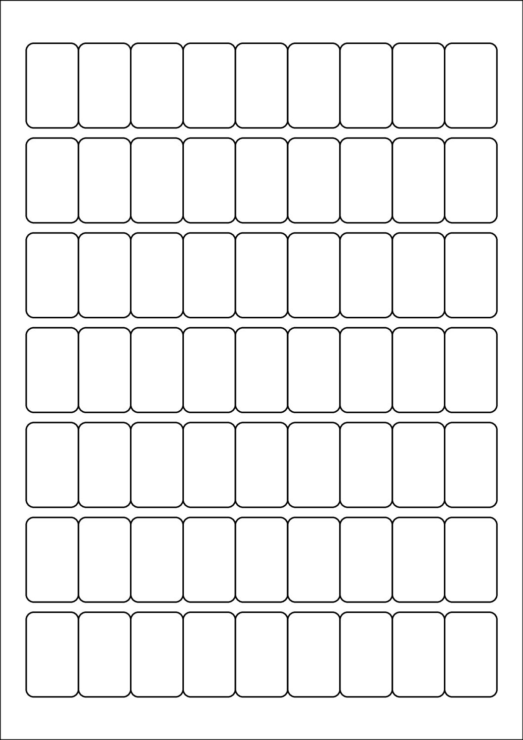 Rectangle Sticker Labels 34mm x 21mm