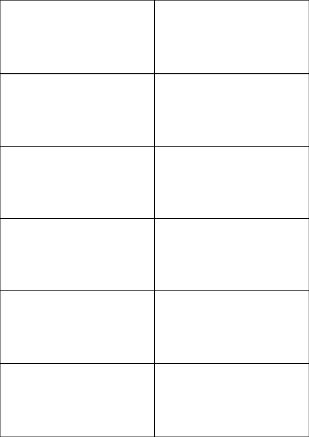 Rectangle Sticker Labels 105mm x 49.2mm