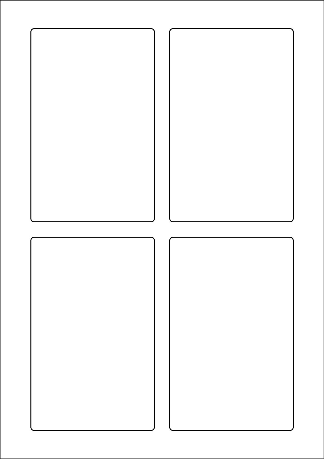 Rectangle Sticker Labels 125mm x 80mm