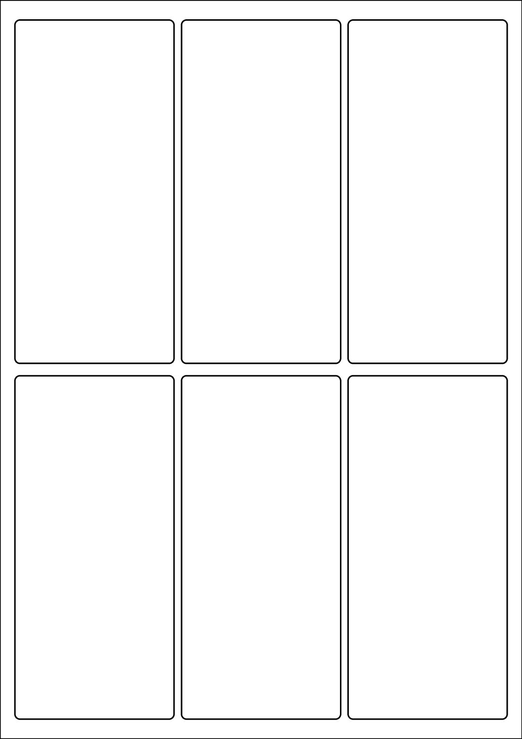 Rectangle Sticker Labels 138mm x 64mm