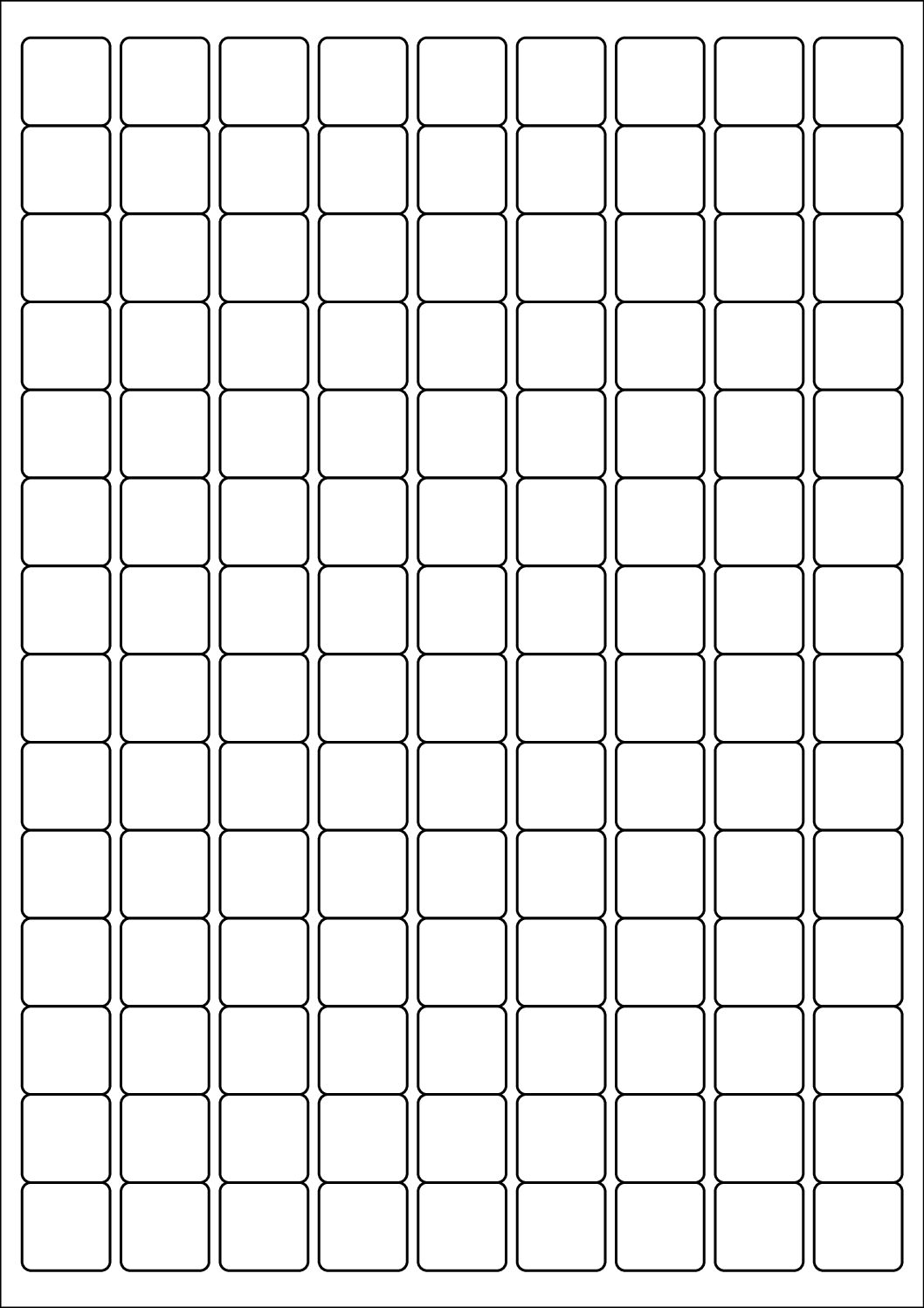 Square Sticker Labels 20mm x 20mm