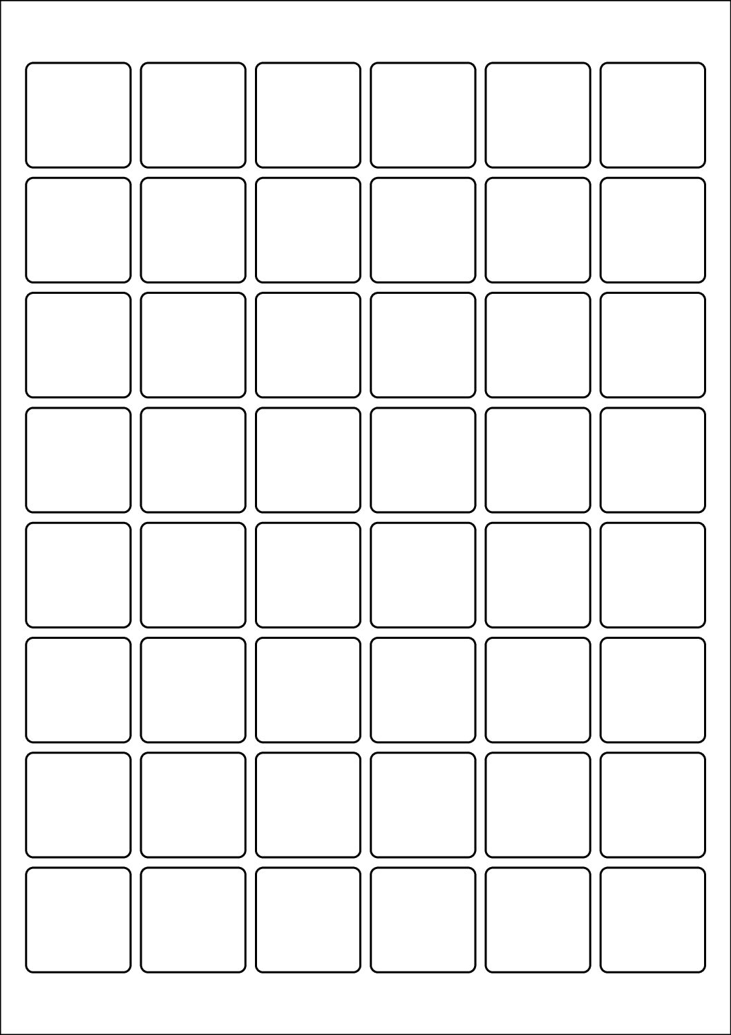 Square Sticker Labels 30mm x 30mm