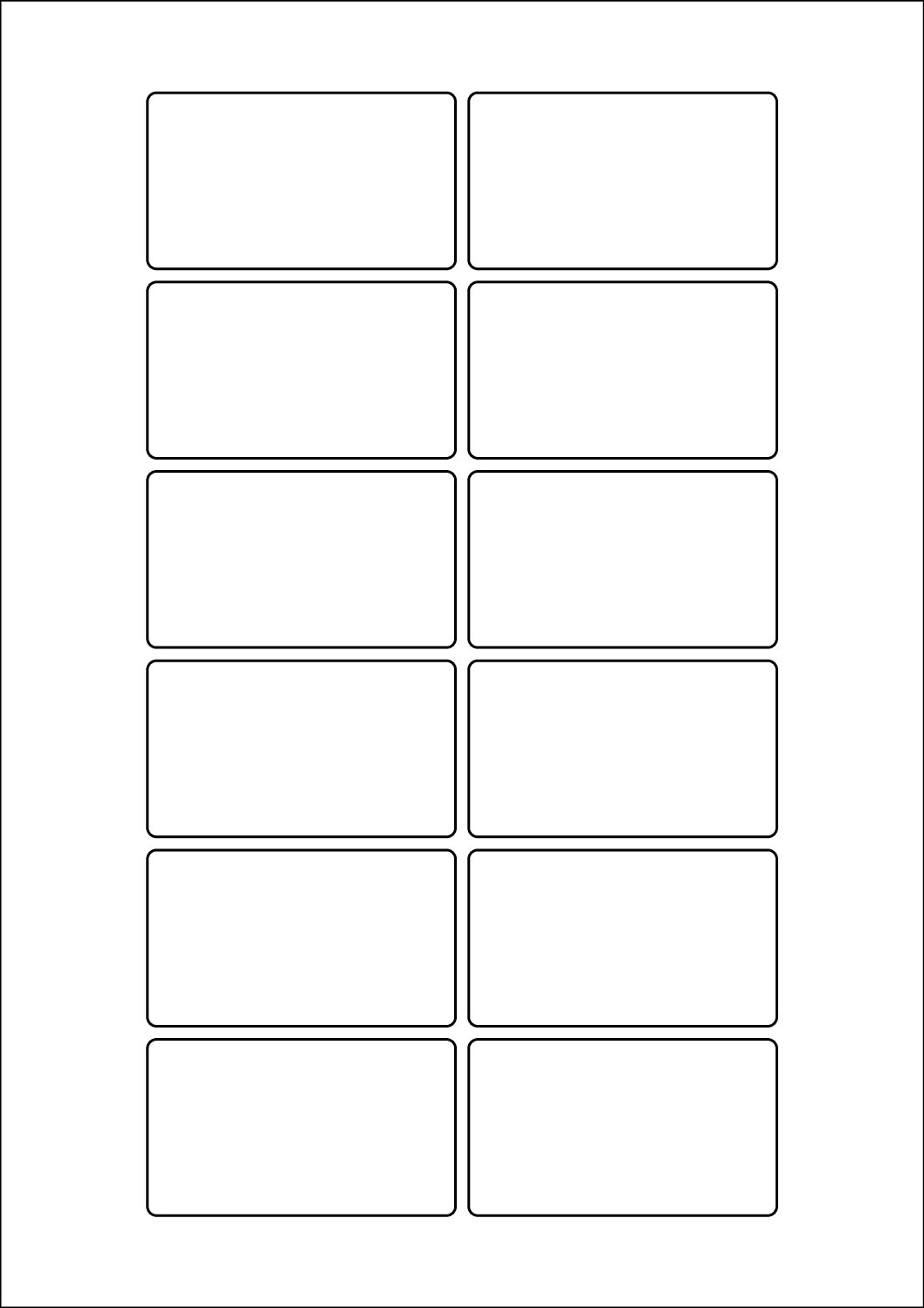 Rectangle Sticker Labels 70mm x 40mm